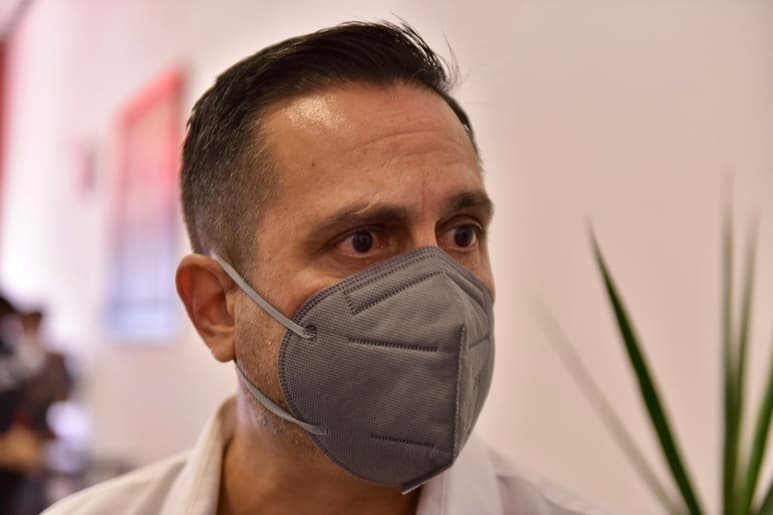 El regidor Esteban Soto manifestó su respaldo a Luis Fernando Salazar en busca de la alcaldía. (ÉRICK SOTOMAYOR)