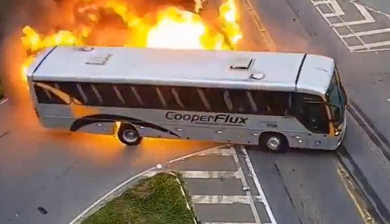El conductor del automóvil perdió la vida (CAPTURA)