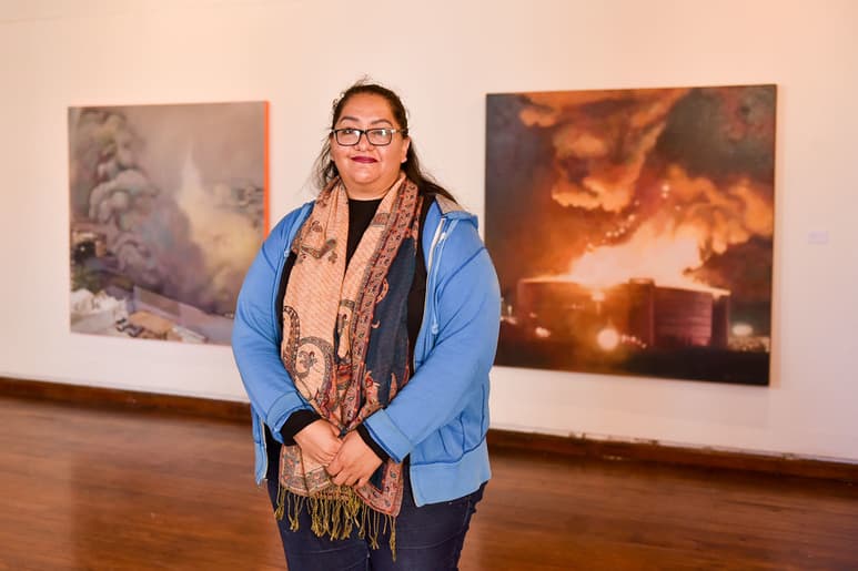 Participante. Patricia G. Santiago realizará una pieza en vivo en la Gala de arte del Foro Cultural Goya.
