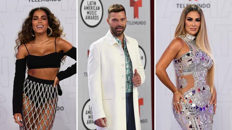 Estrellas latinas de la televisión y principalmente del mundo de la música, muestran sus mejores looks en la alfombra roja de los Latin American Music Awards 2021, una premiación que no pudo realizarse el año pasado debido al COVID-19, pero que este año regresa completamente en vivo y presencial. (AP
)