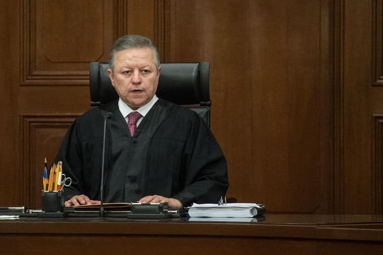 Aprobaron a través de un artículo transitorio de una ley reglamentaria ampliar por dos años las funciones del presidente de la Suprema Corte de Justicia de la Nación. (ARCHIVO)