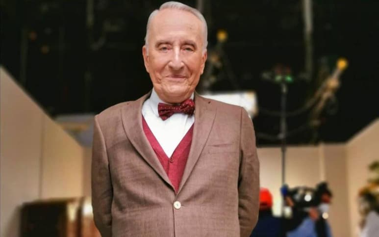 A su llegada a la funeraria este viernes 16 de abril, Haunani Ruiz, la esposa del primer actor Patricio Castillo, quien falleció ayer a los 81 años de edad debido a una afección pulmonar, aseguró que tuvo la oportunidad de despedirse de su pareja, quien no sufrió durante su partida. (INSTAGRAM)