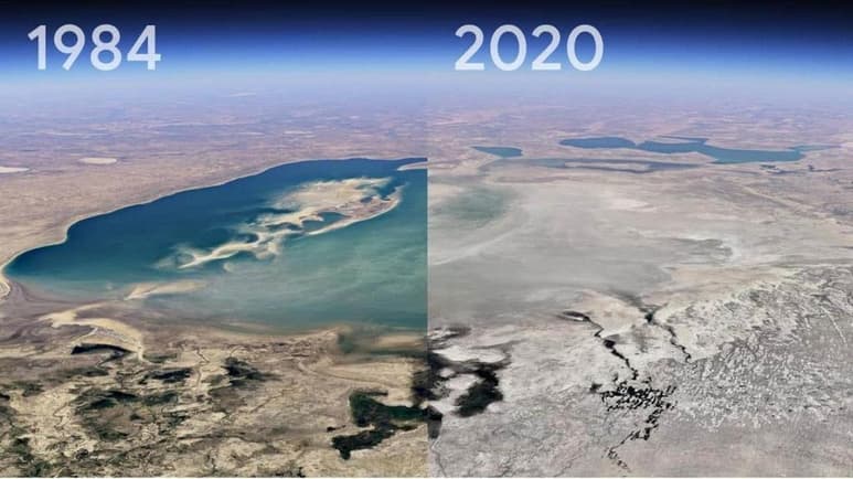 El popular programa Google Earth, que muestra una representación tridimensional de la Tierra basada en imágenes de satélites, incluye una nueva capa temporal para poder observar la evolución del planeta en los últimos 37 años. (ESPECIAL)