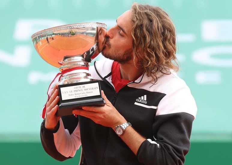 Stefanos Tsitsipas se impuso 6-3, 6-3 a Andrey Rublev. (INSTAGRAM / @stefanostsitsipas98)