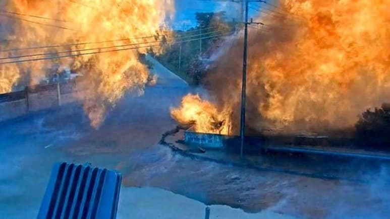 La conflagración fue controlada y sofocada dos horas después del siniestro.