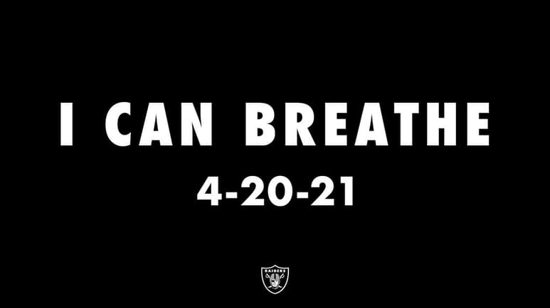 El equipo Las Vegas Raiders fue criticado en sus redes sociales, referente a un publicación que hicieron luego de que el expolicía Derek Chauvin de Minneapolis, fuera declarado culpable de tres cargos por el asesinato de George Floyd. (ESPECIAL)