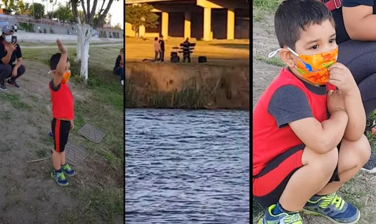 'I love you. Te amo mucho', se alcanza a escuchar que grita el abuelo y el nieto contesta que él también. (ESPECIAL)