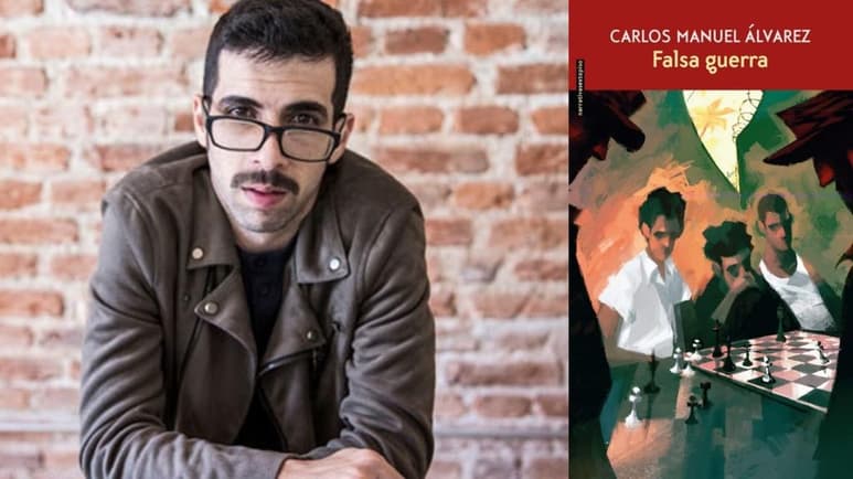 En su nueva novela Falsa Guerra, Carlos Manuel Álvarez, Premio Don Quijote de Periodismo 2021, aborda el exilio de los cubanos de las últimas tres décadas. (ESPECIAL)