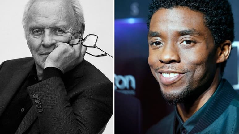Homenaje. Anthony Hopkins pide reconocimiento al actor Chadwick Boseman, quien falleció en agosto del año 2020.