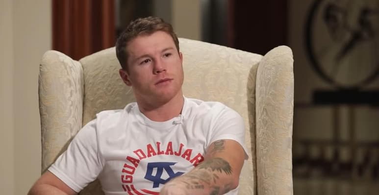 Saúl 'Canelo' Álvarez se fue sobre el Gobierno Federal, al decir que no se preocupa por la inseguridad o el deporte del país. (ESPECIAL)
