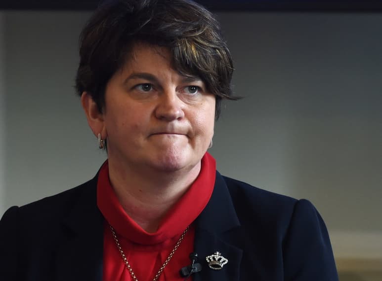 La ministra principal norirlandesa, la unionista Arlene Foster, anunció este miércoles que dimitirá en julio. (EFE)