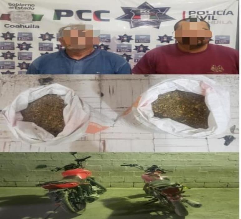 Los sujetos y lo robado fueron puestos a disposición del agente investigador del Ministerio Público. (EL SIGLO DE TORREÓN)
