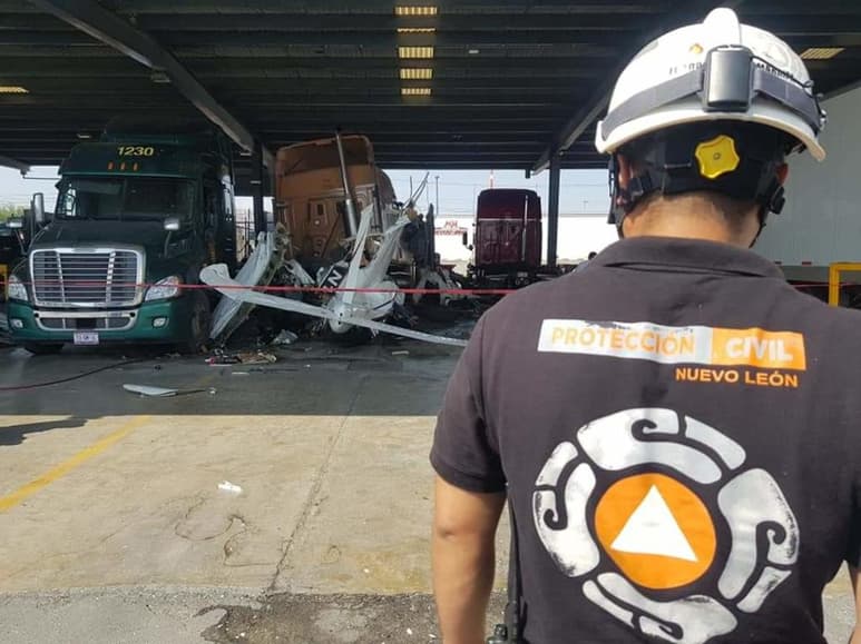 El incidente ocurrió cerca de las 10:00 horas de hoy a la altura de la Carretera a Laredo, en el kilómetro 24. (TWITTER)