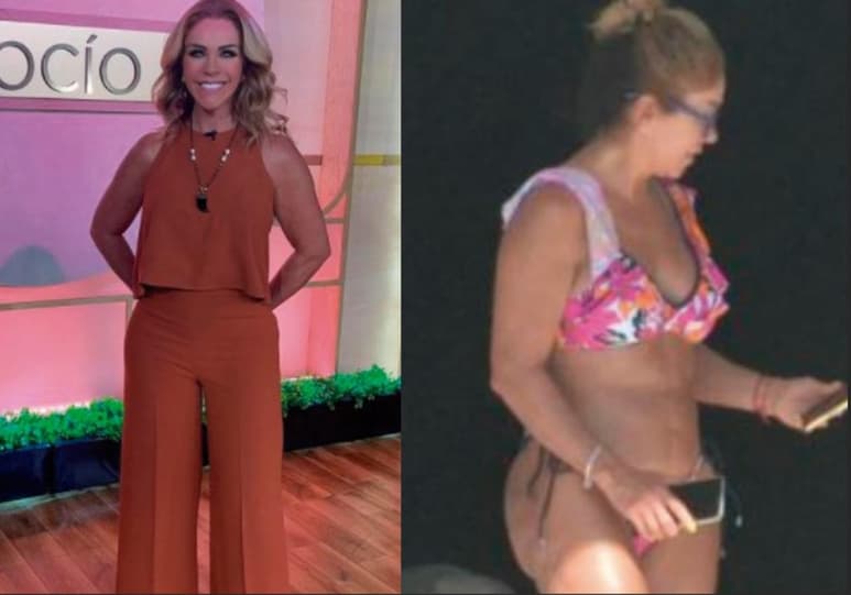 La conductora y periodista Rocío Sánchez Azuara derrochó sensualidad en las playas de Cancún mientras disfrutaba de unas merecidas vacaciones. (Especial)