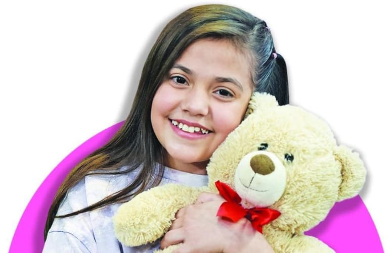 Contenta. Sofía espera que todos los niños de México la pasen bien este día.