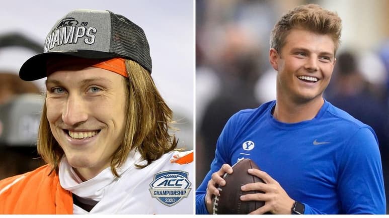 No hubo sorpresa, el mariscal de campo Trevor Lawrence, formado con Clemson, fue seleccionado este jueves con el número uno por los Jacksonville Jaguars en el sorteo universitario de la Liga Nacional de Fútbol Americano (NFL). (AP)
