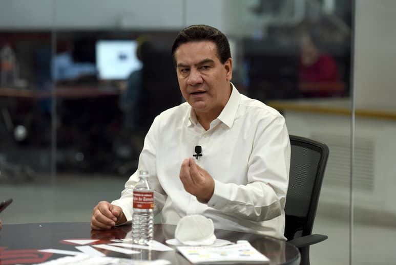 Luis Enrique Benítez, candidato plurinominal a la diputación local por la alianza Va por Durango, visitó el foro de El Siglo.