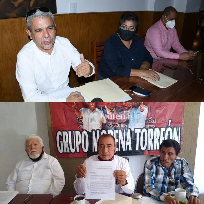 Se trata de Gerardo Orozco Galindo y Humberto Torres Orduña quienes esta mañana dieron a conocer que interpusieron un juicio para la protección de los derechos políticos electorales del ciudadano y de participación ciudadana ante el Tribunal Electoral del Estado de Coahuila.
(FERNANDO COMPEÁN)