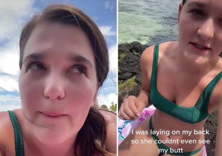 La joven recibe el apoyo de internautas, que dicen que no hay problema con su ropa. (INTERNET)