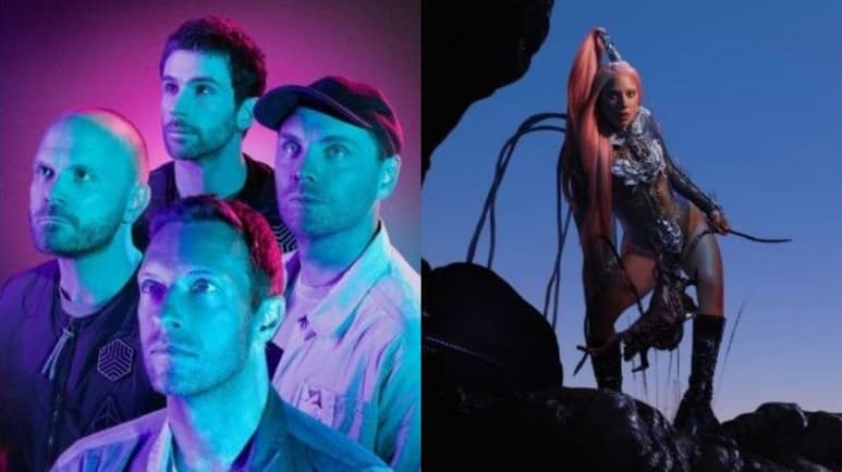 Comparan. Los fanáticos de la cantante compararon la portada del más reciente material de Gaga y el nuevo álbum de Coldplay. (ESPECIAL)