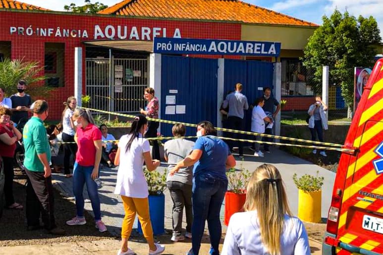 Un hombre armado con un cuchillo mató a varios niños y al menos a una maestra en una guardería en la ciudad de Saudades, en el sur de Brasil, informaron las autoridades el martes. (EFE)