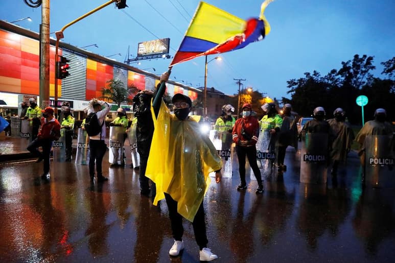 El secretario general de la ONU, António Guterres, subrayó este martes, a través de su portavoz, la importancia de que el Gobierno de Colombia permita las protestas pacíficas, después de que la organización denunciara un uso excesivo de la fuerza por parte de los cuerpos de seguridad. (ARCHIVO)