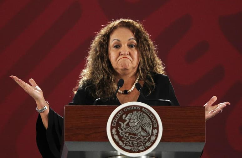 La Comisión Nacional de Derechos Humanos (CNDH) de México pidió este martes a la Secretaría de Gobernación (Segob) que 'brinde protección' a la polémica directora de la agencia estatal de noticias Notimex, Sanjuana Martínez. (ARCHIVO)