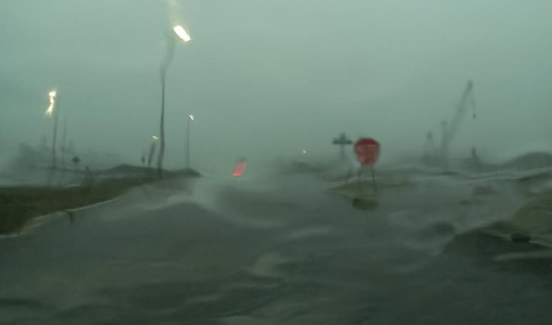 Difunden imágenes de la tormenta en Tamaulipas, a través de redes sociales (ESPECIAL)