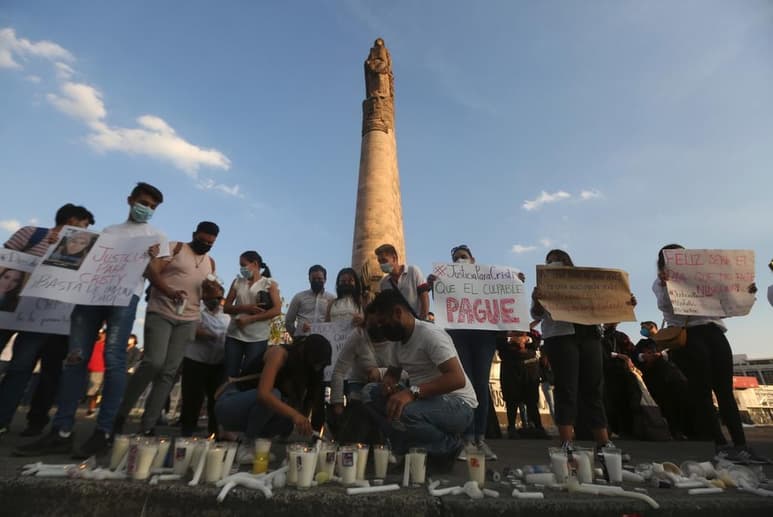 '¡Queremos vivir a gusto, sin miedo!', reclamaron, entre ellos un joven cuyos familiares fueron desaparecidos.