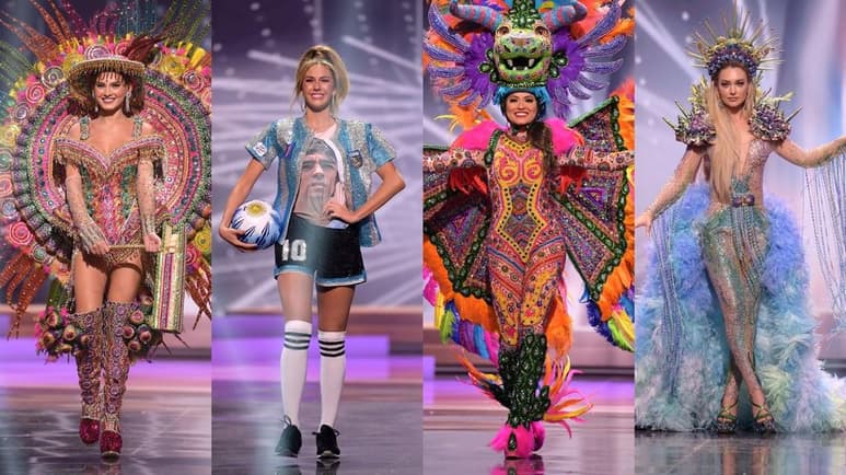 La noche de este jueves, el concurso de belleza Miss Universo, celebró su tradicional desfile de trajes típicos con la participación de 74 aspirantes a la corona.