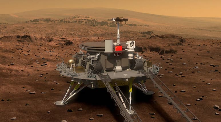 Tras amartizar en una llanura de la Utopia Planitia, en el hemisferio norte del planeta, consiguió enviar señales a la Tierra, según lo dio a conocer la Administración Nacional China del Espacio (ESPECIAL)