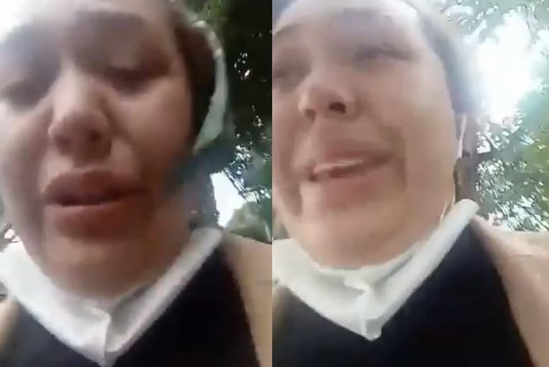 La mujer narró en un video que fue víctima de presunto acoso por parte de un cliente, en la librería donde trabaja en la CDMX (CAPTURA)