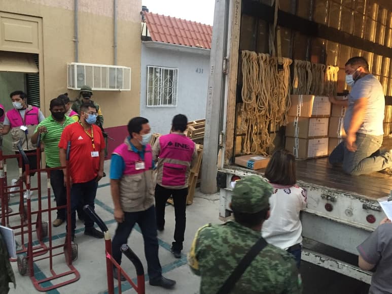 El arribo de las boletas electorales se espera el próximo lunes.