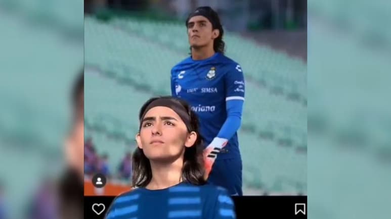 A través de redes sociales, la tiktoker mexicana con nombre de usuario @alexacmp2 ha causado sensaciones luego de mostrar su parecido a Carlos Acevedo. (ESPECIAL)