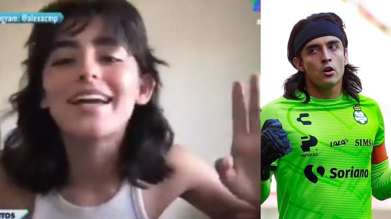 Después de que en redes sociales la Tiktoker llamada Alexa Martínez se hiciera viral por mostrar su parecido con Carlos Acevedo, ahora ha compartido más de la historia de su video que ha causado sensación entre los fanáticos del Santos Laguna. (AZTECADEPORTES/JAMMEDIA)