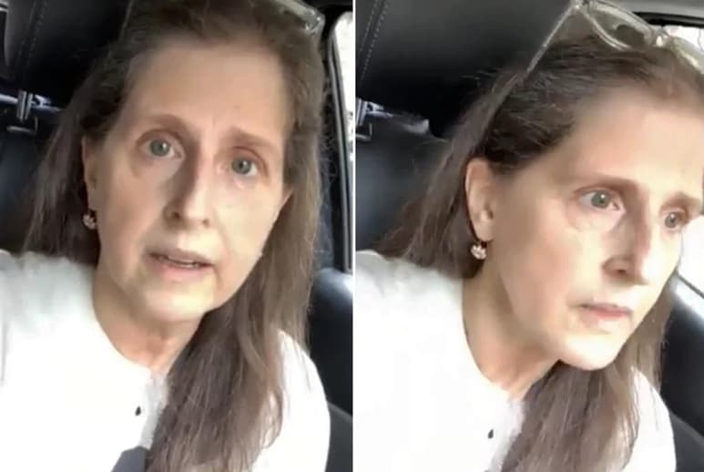 La mujer apareció evidentemente sentada en su vehículo. (INTERNET)