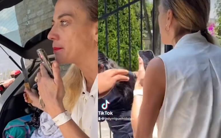 Con cuchillo en mano, la mujer amenazó a la trabajadora doméstica de la familia a la que le rentó un piso de su casa (CAPTURA)