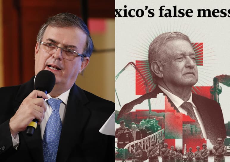 El canciller mexicano, Marcelo Ebrard, envió este jueves una carta a la revista británica The Economist en la que califica de 'absurdo' el editorial del rotativo que pide 'frenar' al presidente mexicano, Andrés Manuel López Obrador, por ser 'un peligro para la democracia'. (ARCHIVO)