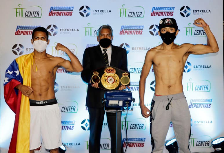 El boxeador venezolano Carlos Cañizales, expone esta noche su Campeonato Mundial Minimosca WBA, en el Foro Viena de la Ciudad de México, en un respaldo donde Belmar Preciado y David “Severo” Carmona disputarán el cinturón vacante FECARBOX Supergallo del WBC. (ARCHIVO)