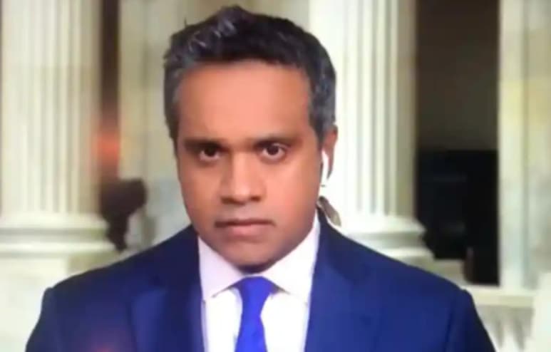 El periodista compartió el video en su cuenta de Twitter (CAPTURA)