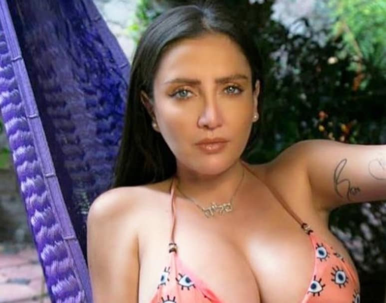 Celia Lora sorprendió una vez más a sus fans de Instagram con una sensual fotografía pintando en un lienzo, cubriendo sus curvas únicamente con un delantal. (Especial)