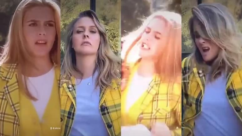 Alicia Silverstone apareció en redes sociales para recordar uno de los momentos más icónicos de su carrera. (ESPECIAL)