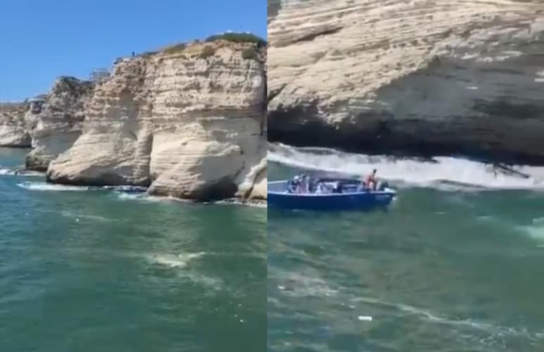 El hombre no se habría percatado de la presencia del bote contra el que se estrelló al saltar del acantilado (CAPTURA) 
