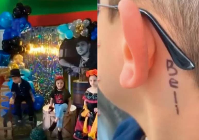 A través de redes sociales se volvió viral en redes sociales el video donde se muestra la original celebración de un niño de cuatro años de edad, que celebró su cumpleaños con una fiesta temática de Christian Nodal. (Especial)