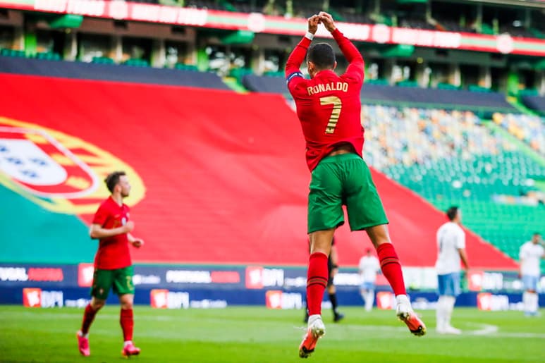 La selección de Portugal venció hoy por 4-0 al modesto combinado de Israel, en un encuentro en el que los lusos no convencieron, ofrecieron muchas dudas en todas sus líneas y Joao Félix no tuvo minutos. (EFE)