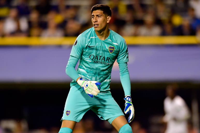 El arquero argentino, Esteban Andrada, tenía prácticamente cerrado el trato con Rayados como uno de los fichajes importantes para el Apertura 2021, pero ha sido revelado que no puede salir de Boca Juniors debido a que les debe dinero. (JAM MEDIA)