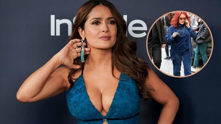 Salma Hayek confesó que cada vez le cuesta más esfuerzo perder el peso que aumenta para poder interpretar algunos papeles. (ESPECIAL)
