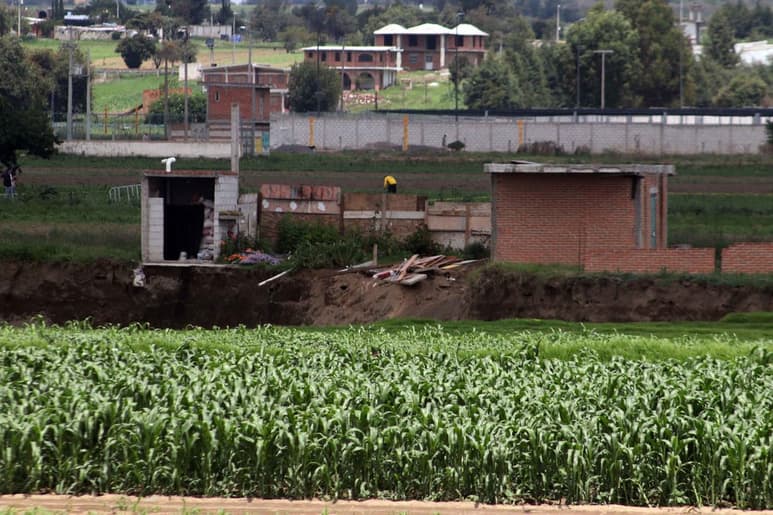 Desde que se formó, el 29 de mayo pasado, poco a poco fue creciendo hasta llegar a la vivienda. (AGENCIAS)