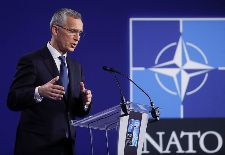 La OTAN afirmó hoy que las acciones 'agresivas' de Rusia 'constituyen una amenaza a la seguridad Euro-Atlántica' y aseguró que 'en las circunstancias actuales' el conflicto en Ucrania es 'el primer punto' en la agenda de la Alianza Atlántica. (EFE)