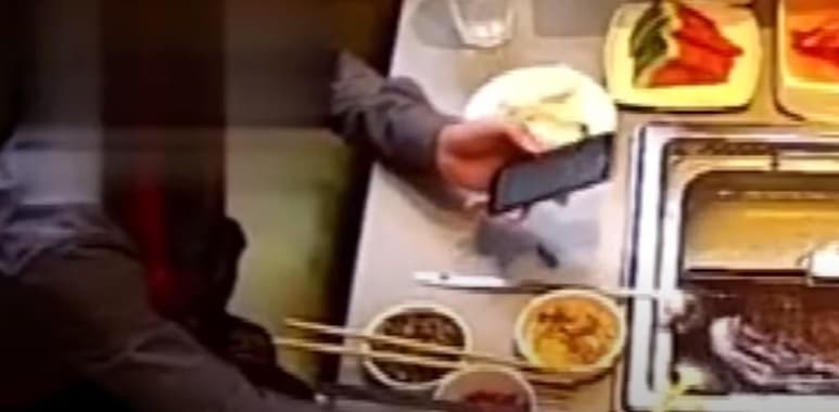 El comensal fue arrestado (CAPTURA)